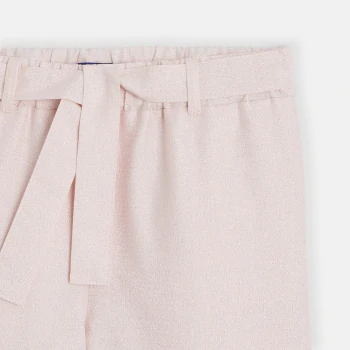 Pantalon large irisé rose Fille