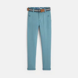 Pantalon chino en coton +...