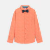 Chemise imprimée + nœud papillon orange Garçon