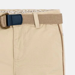 Bermuda chino beige bébé...