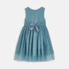 Robe chic sans manches bleu Fille