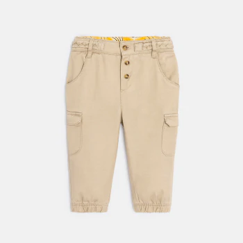 Pantalon battle beige bébé fille