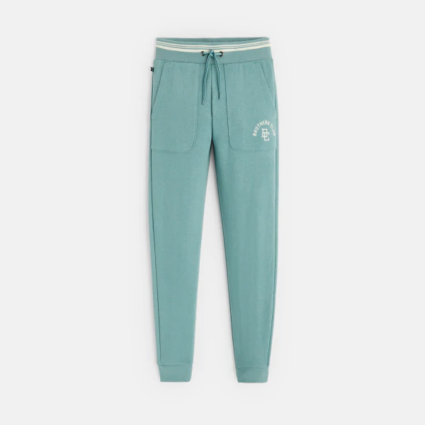 Pantalon de jogging en molleton vert garçon