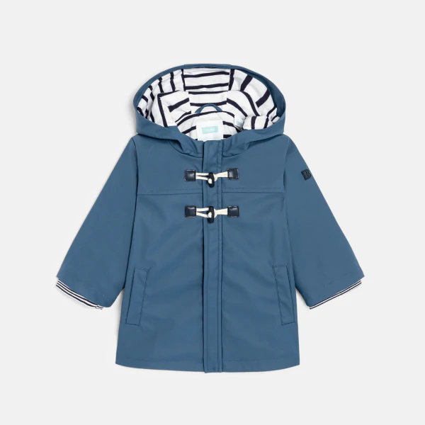 Imperméable ciré bleu bébé garçon