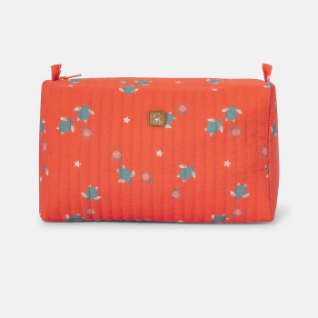 Trousse de toilette tortue rouge naissance