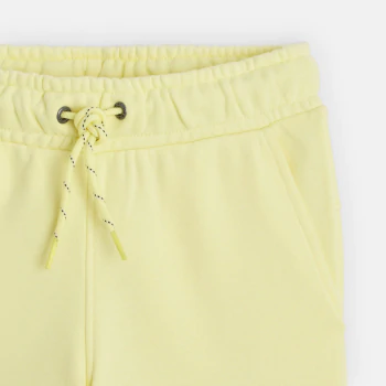 Pantalon de jogging cargo uni jaune Fille