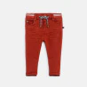 Jean denim confort ultra stretch rouge bébé garçon