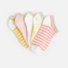 Chaussettes invisibles irisées (lot de 5) Fille