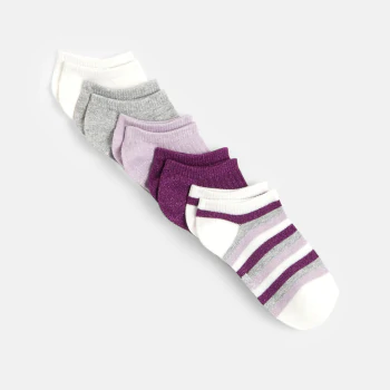 Chaussettes invisibles irisées (lot de 5) Fille