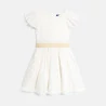 Robe de cérémonie blanc irisé Fille