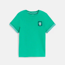 T-shirt à motif vert bébé...