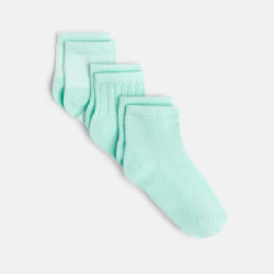 Chaussettes coton jacquard fantaisie vert bébé garçon