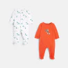 Dors-bien tortue blanc bébé mixte (lot de 2)