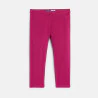 Legging court en jersey violet fille