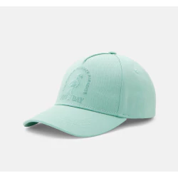 Casquette brodée vert Fille