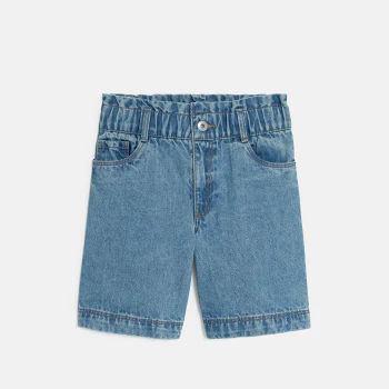 Bermuda en jean bleu Fille