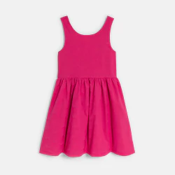 Robe de cérémonie unie rose...