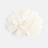 Broche/barrette fleur blanc Fille