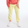 Pantalon de jogging cargo uni jaune Fille