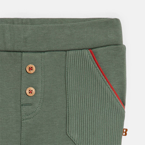 Pantalon molleton vert bébé garçon