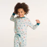 Pyjama 2 pièces motifs dinosaures gris Garçon