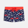 Short de bain motif requin bleu Garçon