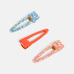 Barrettes clic-clac fantaisie (lot de 3)