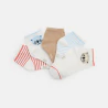 Chaussettes basses chat multicolore bébé garçon (lot de 5)