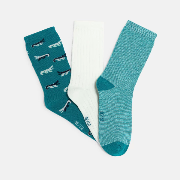 Chaussettes fantaisie (lot de 3) Garçon