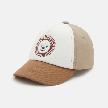 Casquette bimatière ours marron bébé mixte