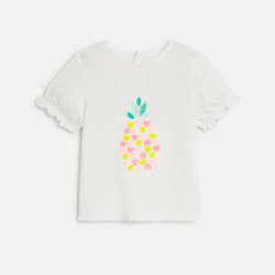 T-shirt sequins ananas...