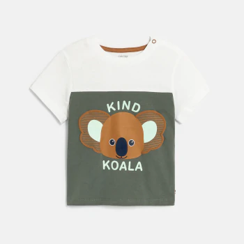 T-shirt koala vert bébé garçon