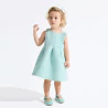 Robe chic irisée vert bébé fille