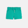 Short coton fantaisie léger vert bébé fille