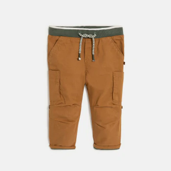 Pantalon modulable marron bébé garçon