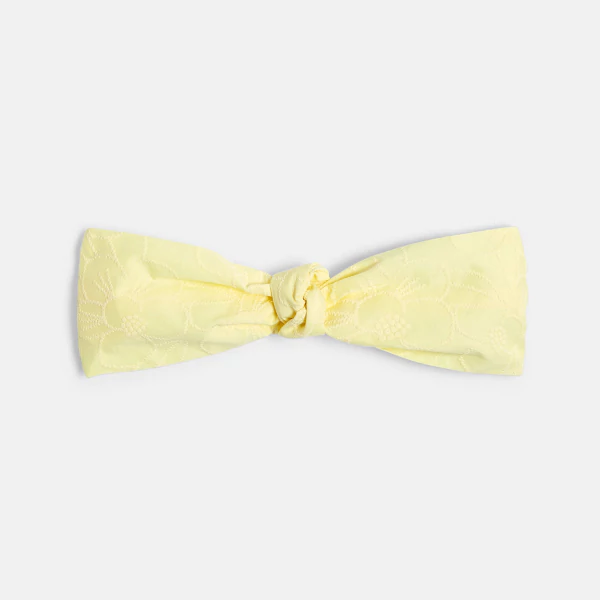 Headband fleuri jaune Fille