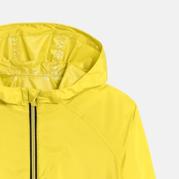 Blouson coupe-vent déperlant jaune Fille