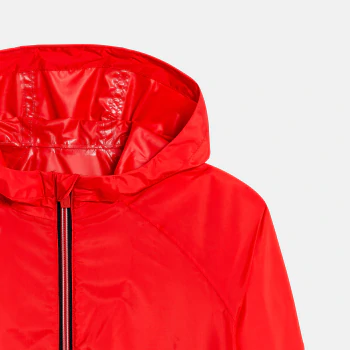 Blouson coupe-vent déperlant rouge Garçon