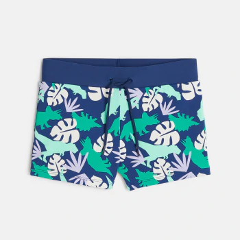 Boxer de bain motifs dinosaures bleu Garçon