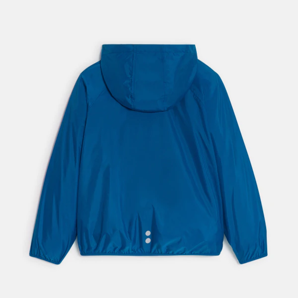 Blouson coupe-vent déperlant bleu Garçon