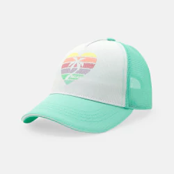 Casquette filet vert Fille