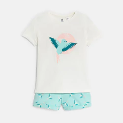 Pyja-short motif oiseau...