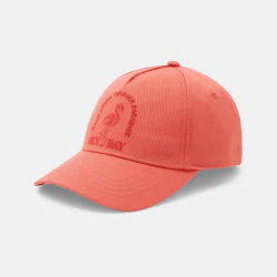 Casquette brodée orange Garçon