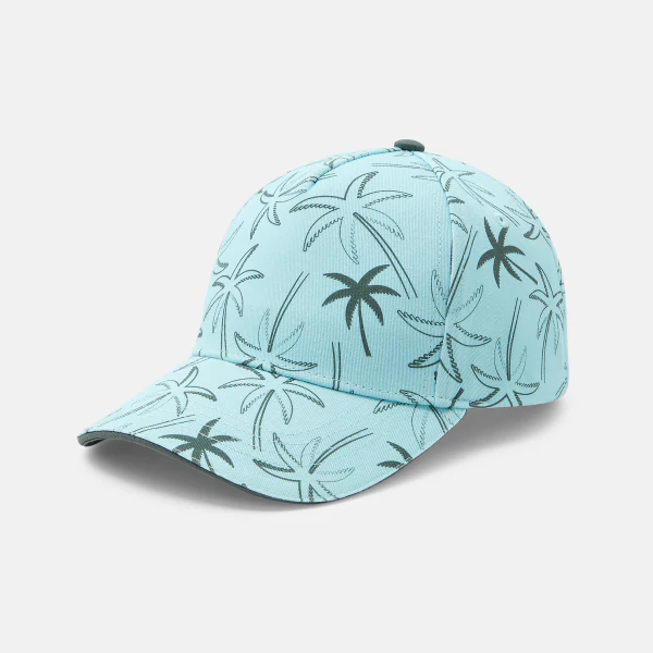 Casquette enfant imprimée bleue clair garçon