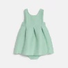 Robe chic irisée vert bébé fille