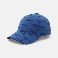 Casquette enfant imprimée bleue garçon