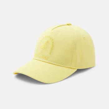 Casquette brodée jaune Fille