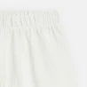 Short en jersey fantaisie blanc Fille