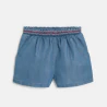 Short en jean light bleu Fille