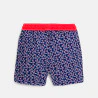 Short de bain imprimé fleuri bleu Garçon